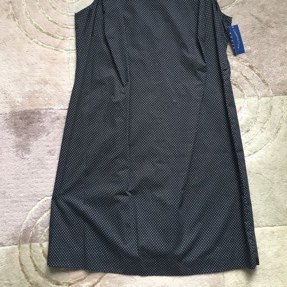 Charter Club Women's Polka Dot A Line Dress Blue Size 1X